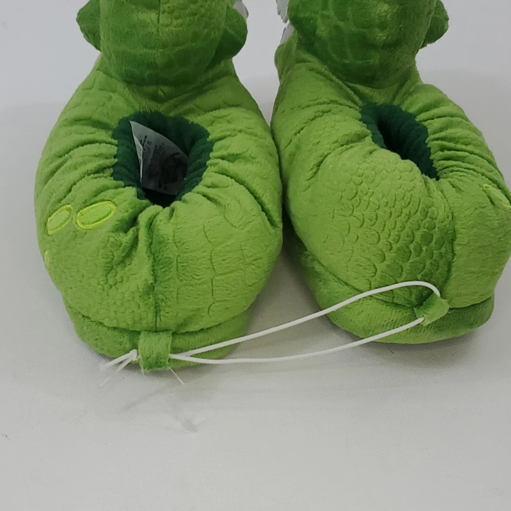 Disney Pixar Rex Dinosaur plush kids slippers US 7/8